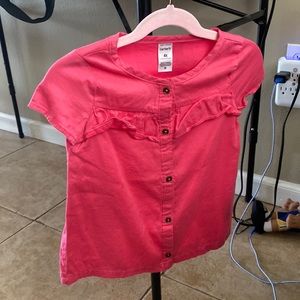 Girls pink blouse